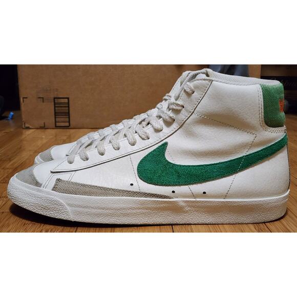 Nike Blazer Mid \'77 Vintage \'Sail Stadium Green\' Men’s 12 Sneakers Shoes Leather main image 11